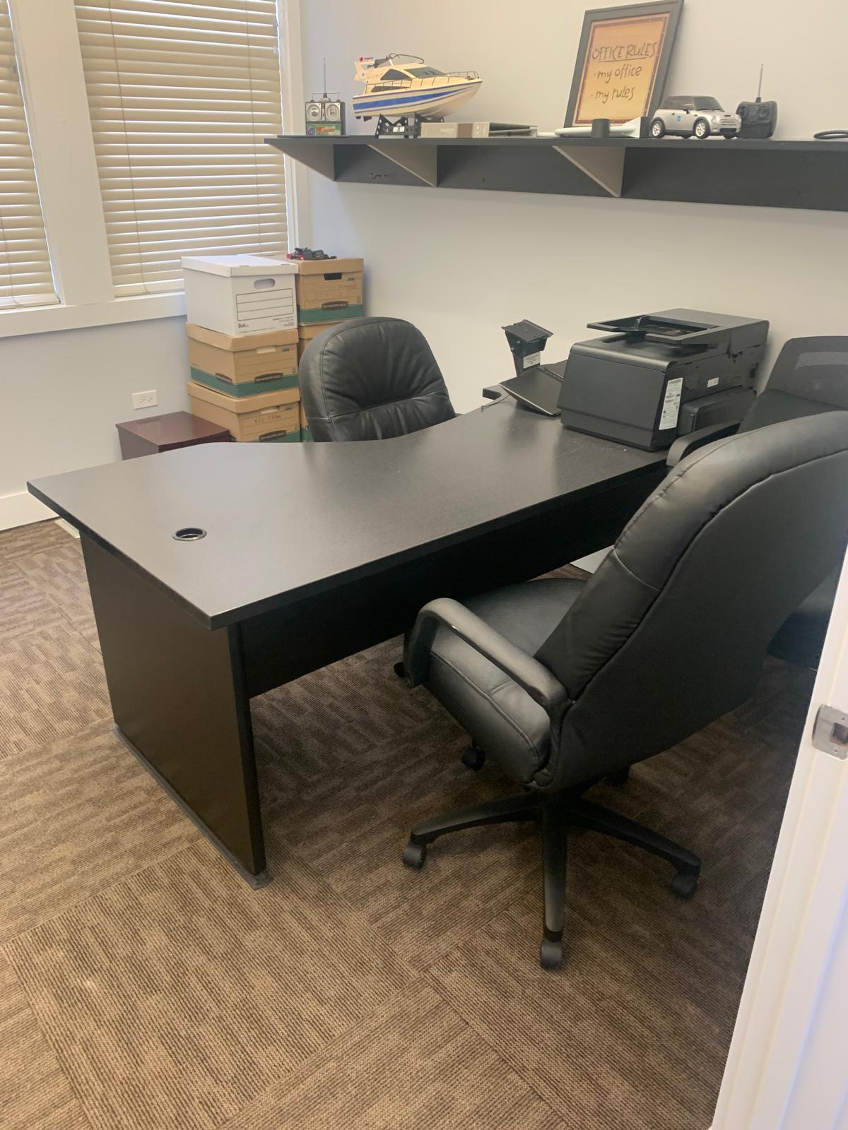 Clean office meeting room