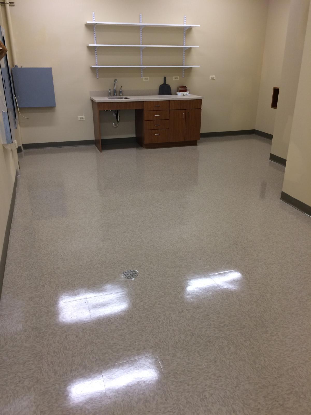 Spotless dental assessment room
