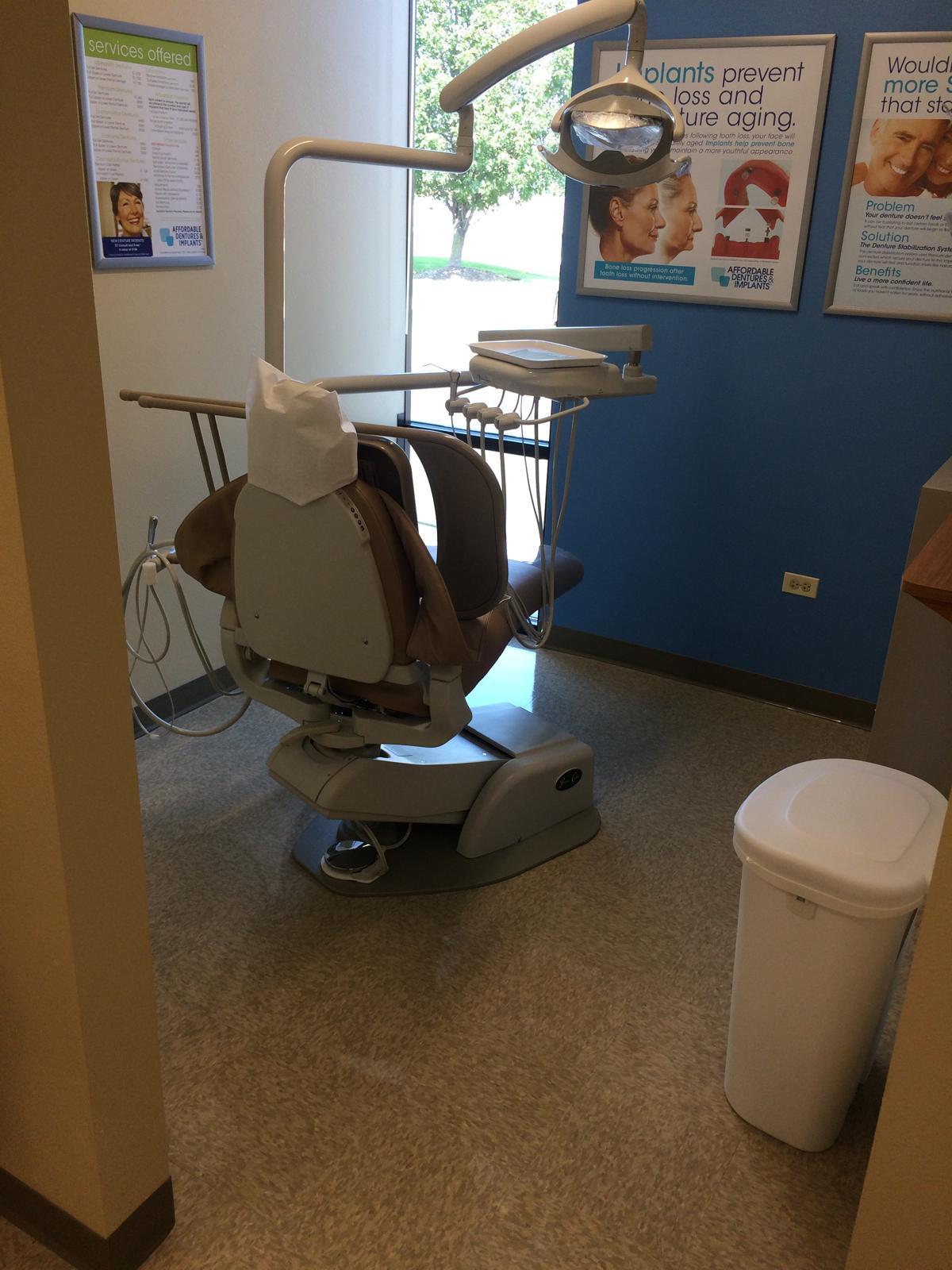 Professional dental cleaning room