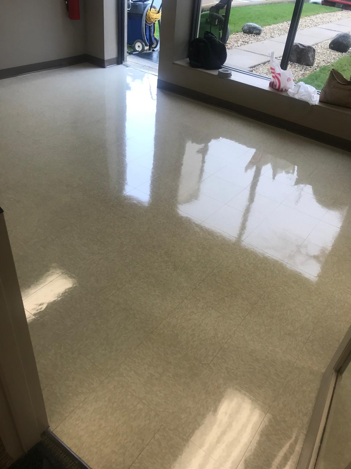 Clean dental office entryway