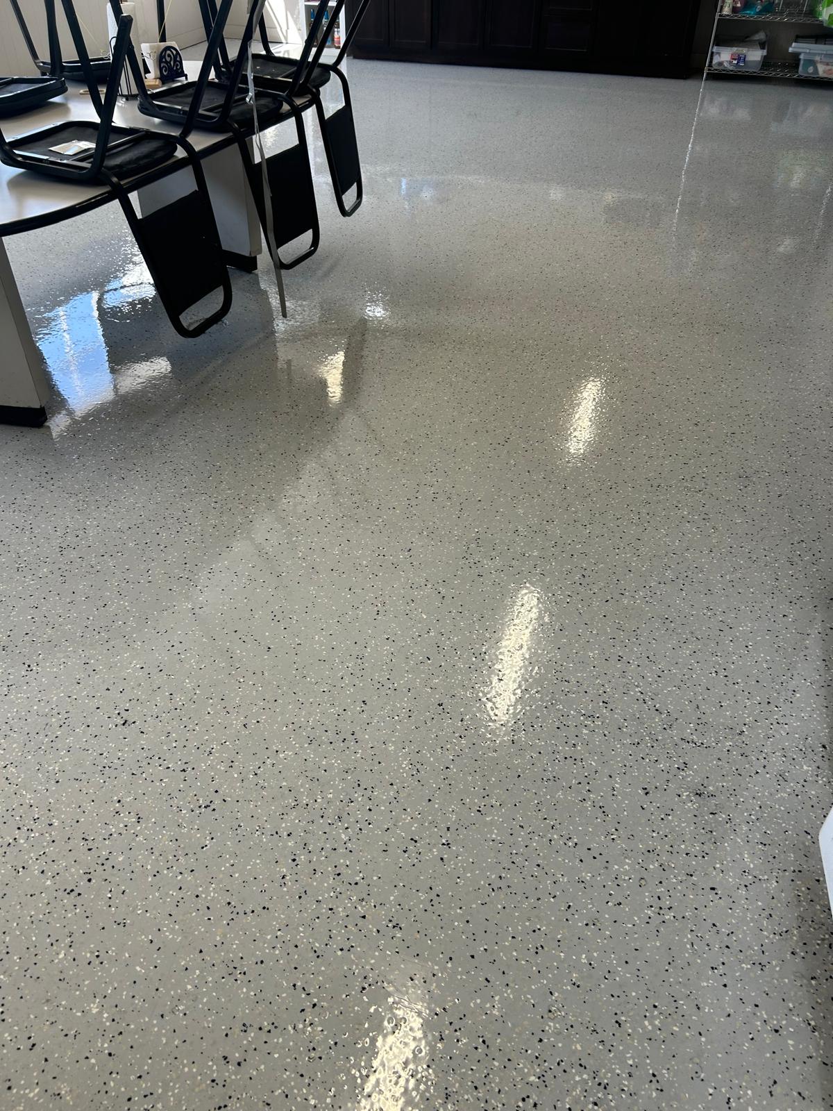 Floor restoration after cleaning