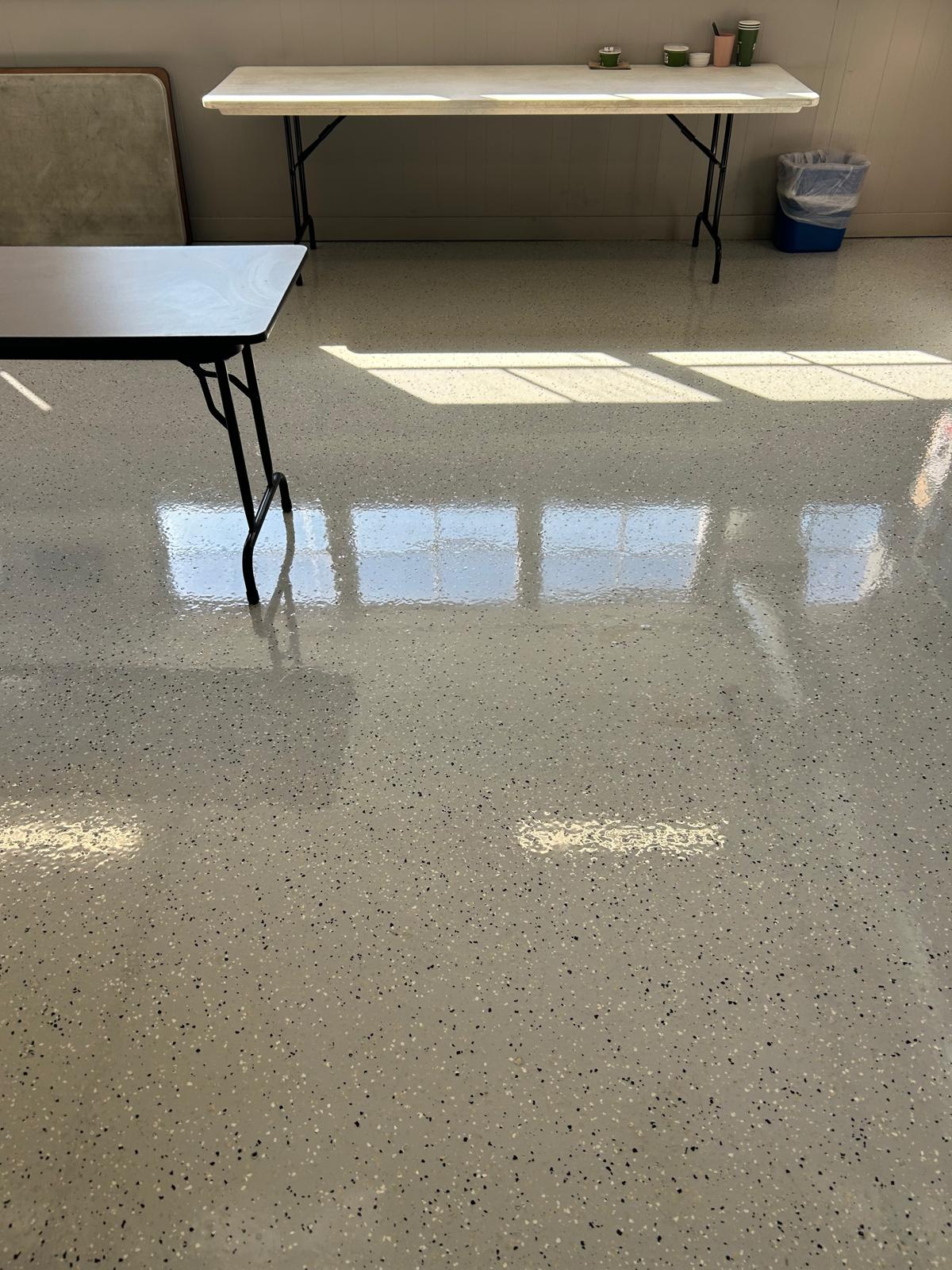 Restored flooring after treatment