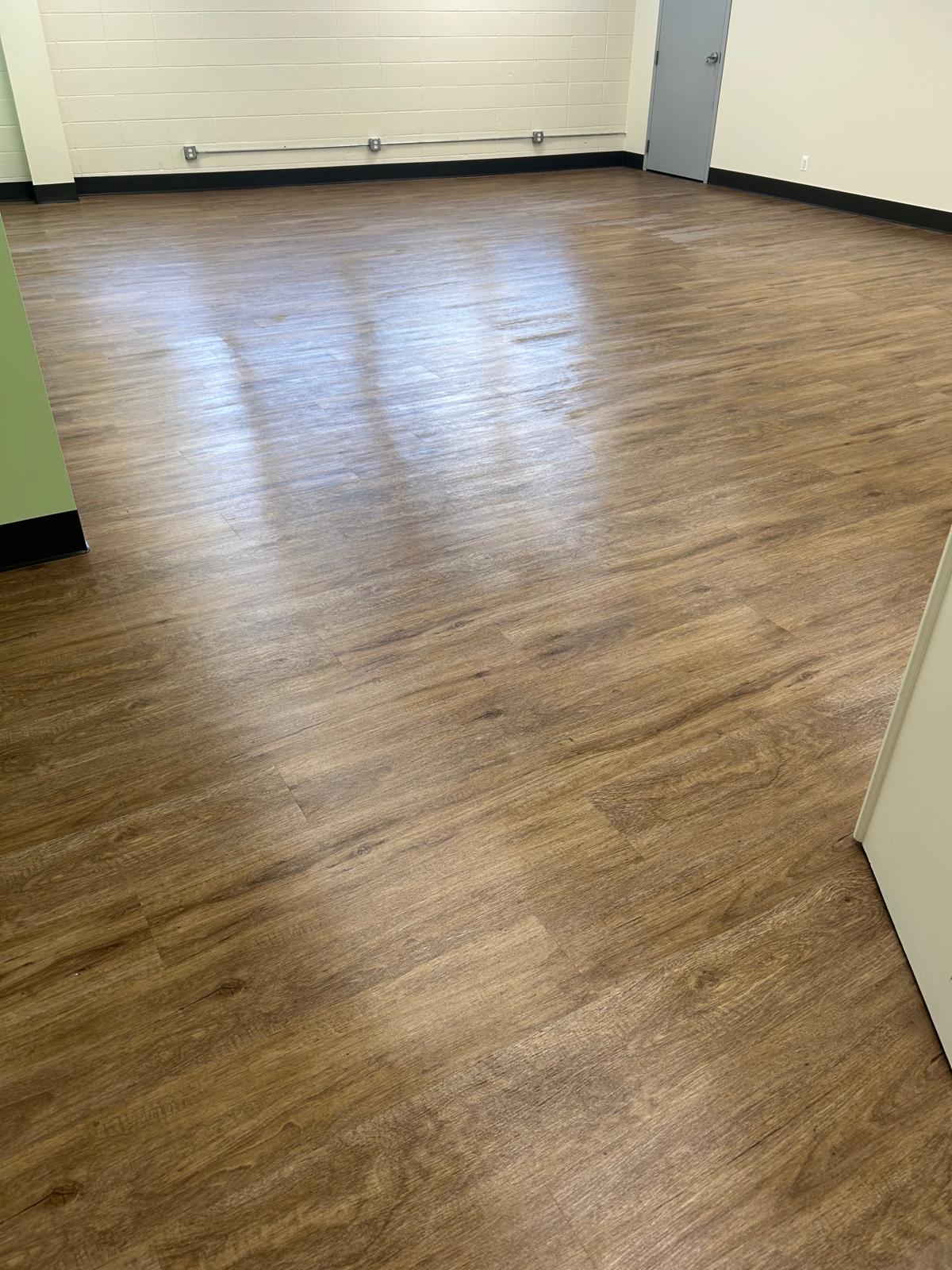 Professional wood office room